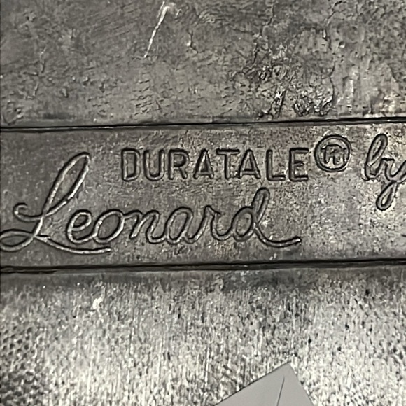 Vintage Pewter Tray-Give Us This Day Our Daily Bread By Leonard Duratale  Rare - Picture 7 of 8